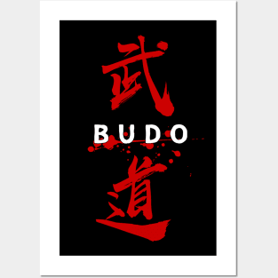 BUDO (kanji Symbol) calligraphy Posters and Art